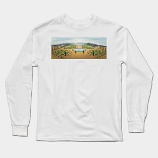 Versailles Gardens Panorama Long Sleeve T-Shirt